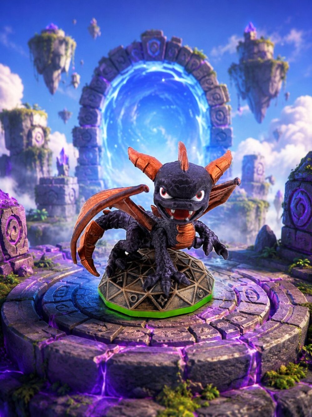 Spyro Skylanders Spyro’s Adventure Figure – Green Base